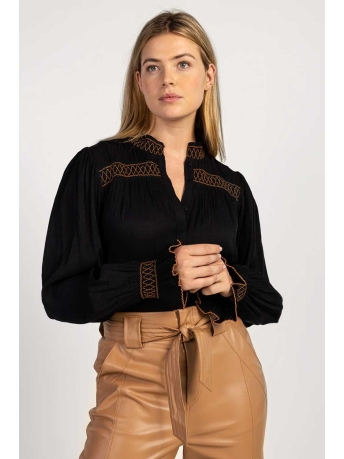 Aaiko Blouse JACKY CO 535 BLACK