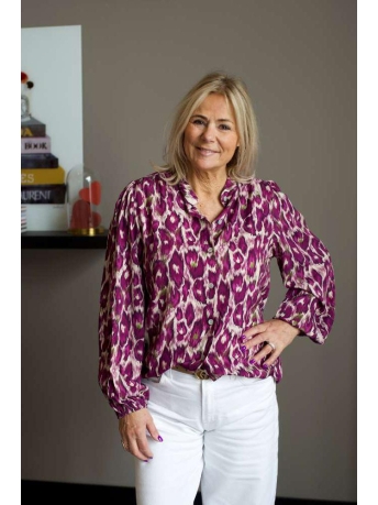 Typical Jill Blouse NAOMI PRINT 10680 MAGENTA