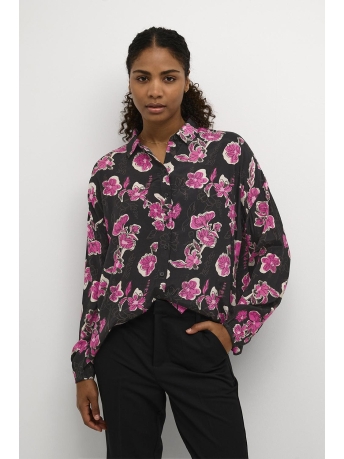 Kaffe Blouse KAPOLLIE SHIRT 10507800 104811 FUCHSIA RED FLOW PRINT