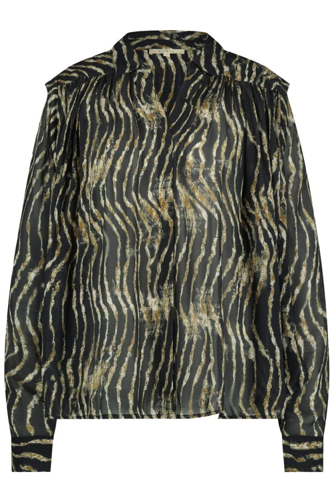 AGNES BLOUSE W23 124 BRONZE TIGER