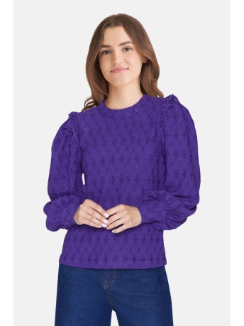 SisterS point Blouse EINA LS 13599 PLUM