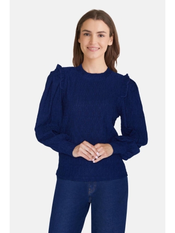 SisterS point Blouse EINA LS 13599 440 NAVY