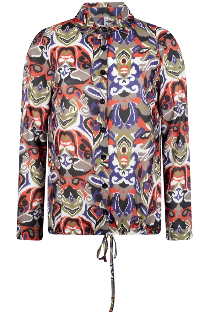 MARIA SPLENDOUR BLOUSE 234 0009 0800 TAUPE ORANGE