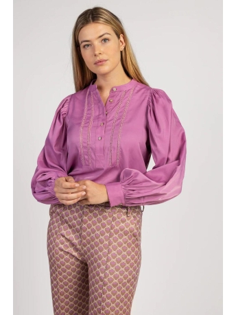 Aaiko Blouse PAULA VIS 380 MULBERRY