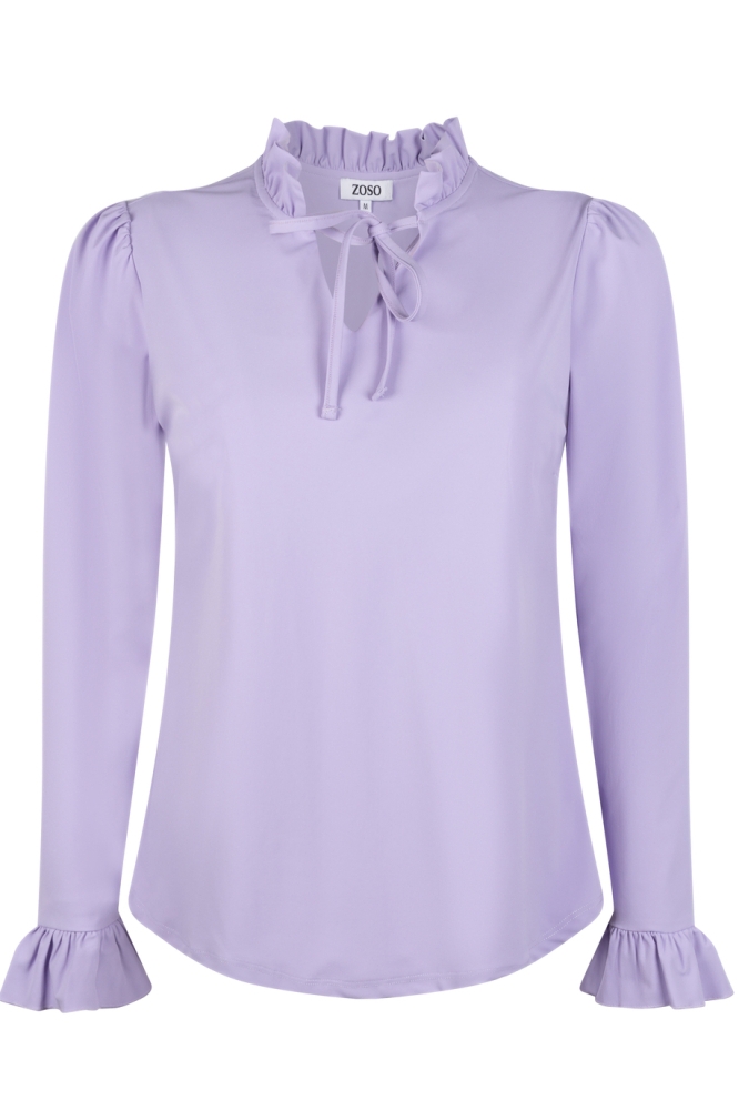 IVY TRAVEL BLOUSE 234 0900 LILAC