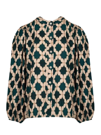 Typical Jill Blouse NAOMI CIRCLE 10699 PETROL