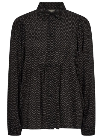 Freequent Blouse FQADNEY BLOUSE 202868 BLACK W. MOREL