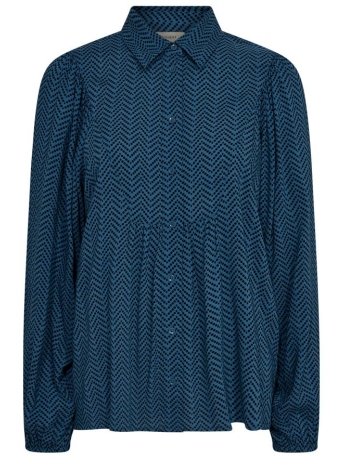 Freequent Blouse FQADNEY BLOUSE 202868 SAXONY BLUE W. BLACK