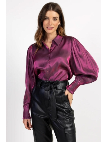 Aaiko Blouse DIANNE SHINE VIS 505 VIVID VIOLA