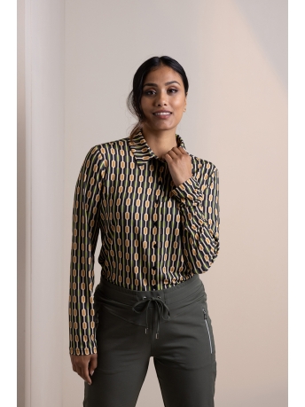 AndCo Woman Blouse LOTTE RETRO BL272 Army