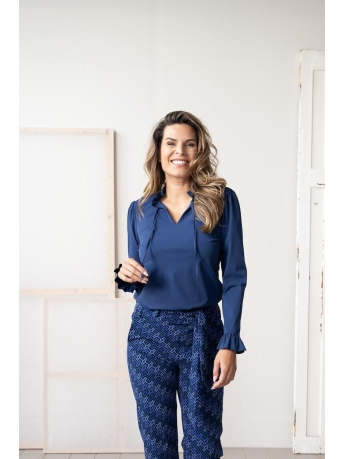 Zoso Blouse IVY TRAVEL BLOUSE 235 0015 BLUE