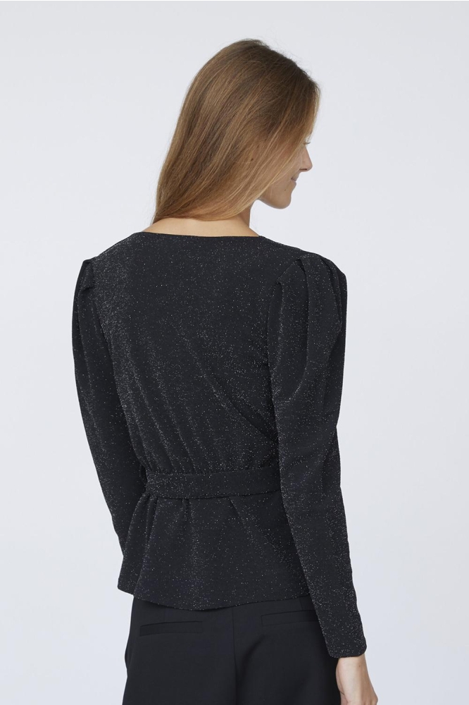 SisterS point zwarte dames blouse