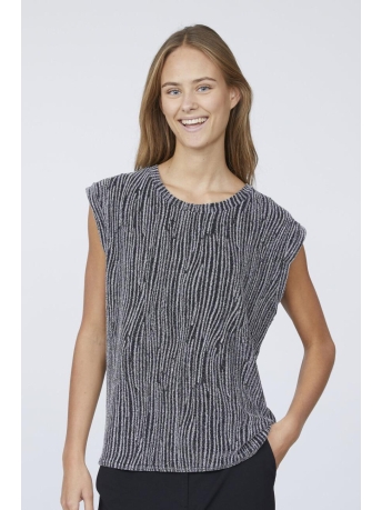 SisterS point T-shirt LOW 382 16908 BLACK/SILVER