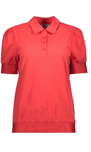 BRITNEY TRAVEL BLOUSE WITH TRICOTBAND 241 0019 RED
