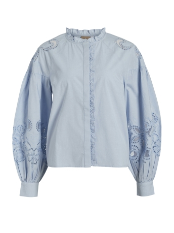 Rouge Vila Blouse VIFAYE LS SHIRT 14093694 SKYWAY