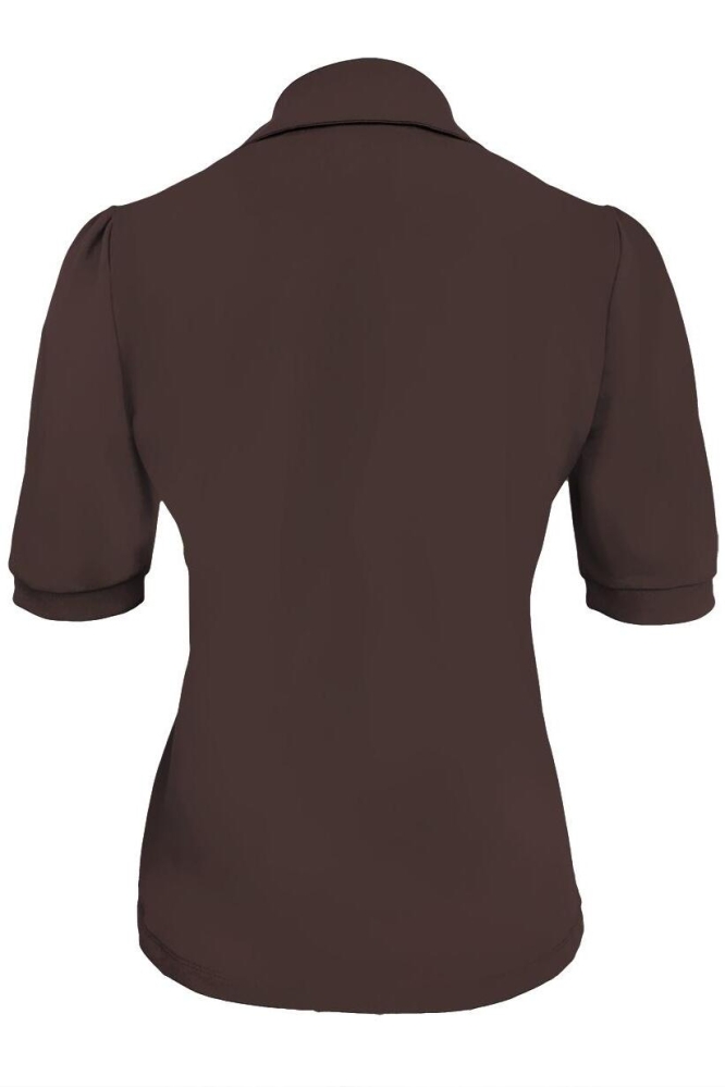 MADELINE TOP SS AT36 06375 339 CHOCOLATE