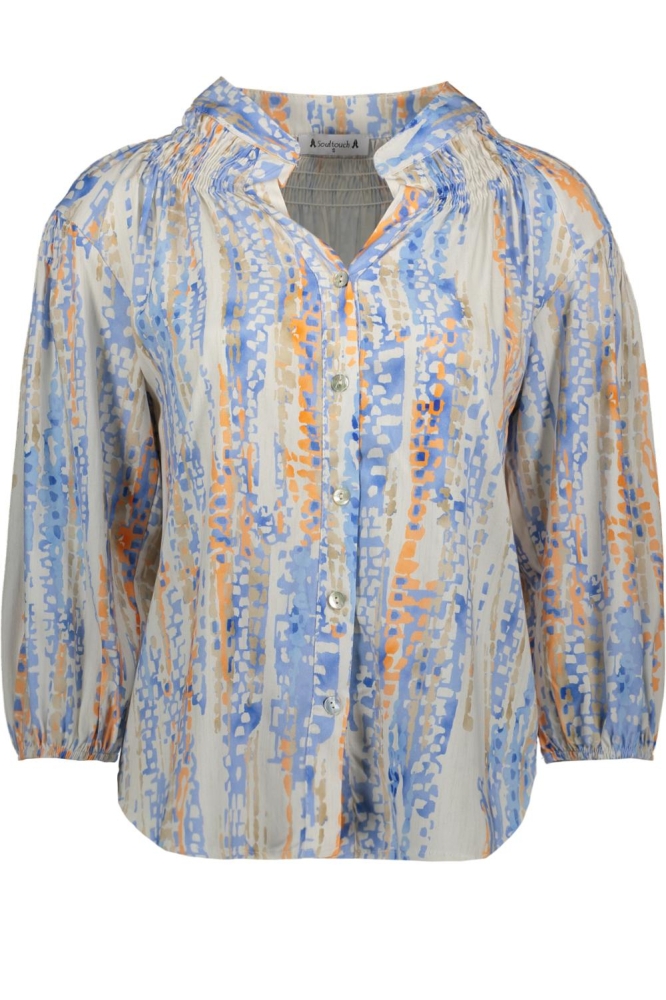 BLOUSE AMBER CLOUDS BLUE