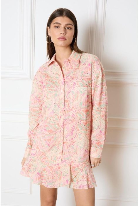 Refined Department ladies woven broiderie blouse