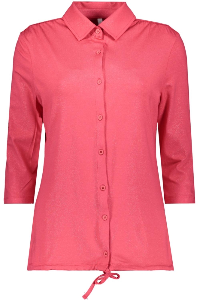 BEAU BLOUSE WITH SPRAY PRINT 242 0400 PINK