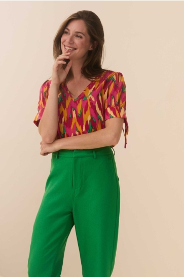 Lofty Manner Blouse BLOUSE IMANI QD01 810 multi color print