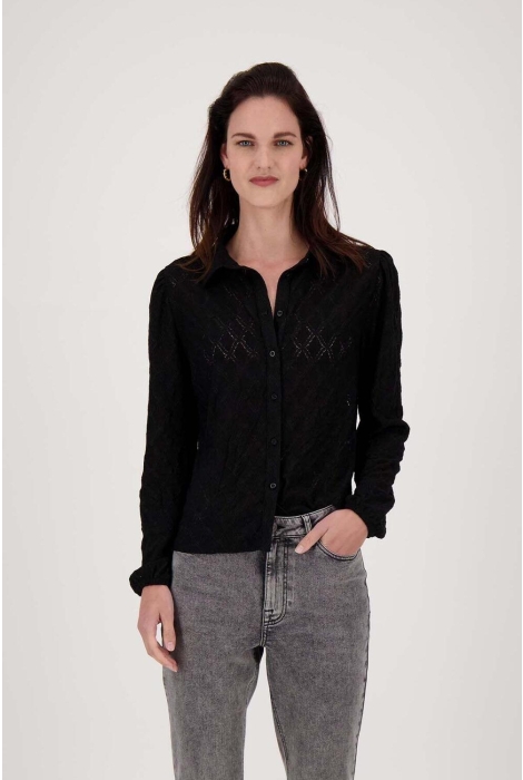 kanten blouse 0304 079 zusss blouse 0000 zwart