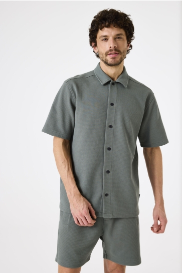 Garcia Overhemd OVERHEMD E51297 2050 SAGE GREEN