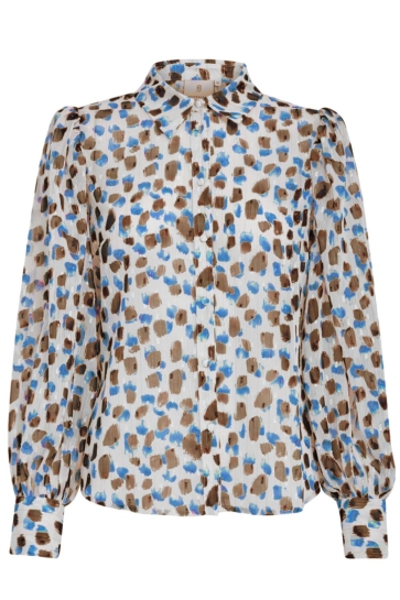 Peppercorn Blouse FATIMA WIDE SLEEVE SHIRT PC8158 520 ALLURE BLUE PRINT