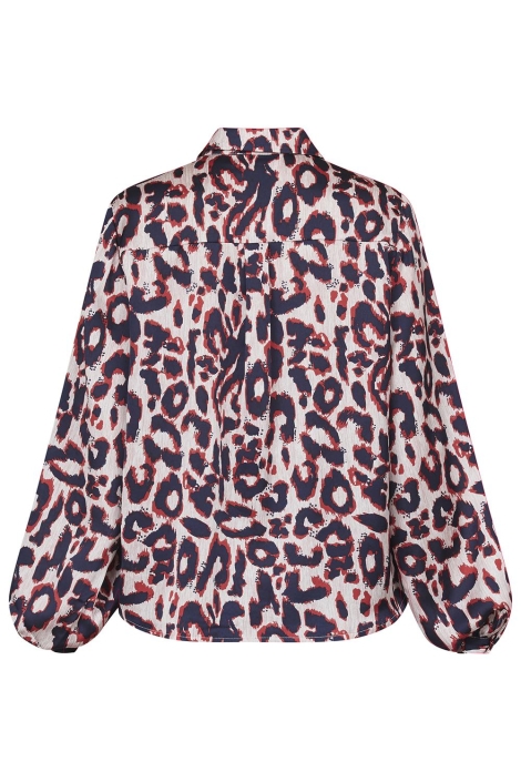 SisterS point rode dames blouse | Achteraanzicht