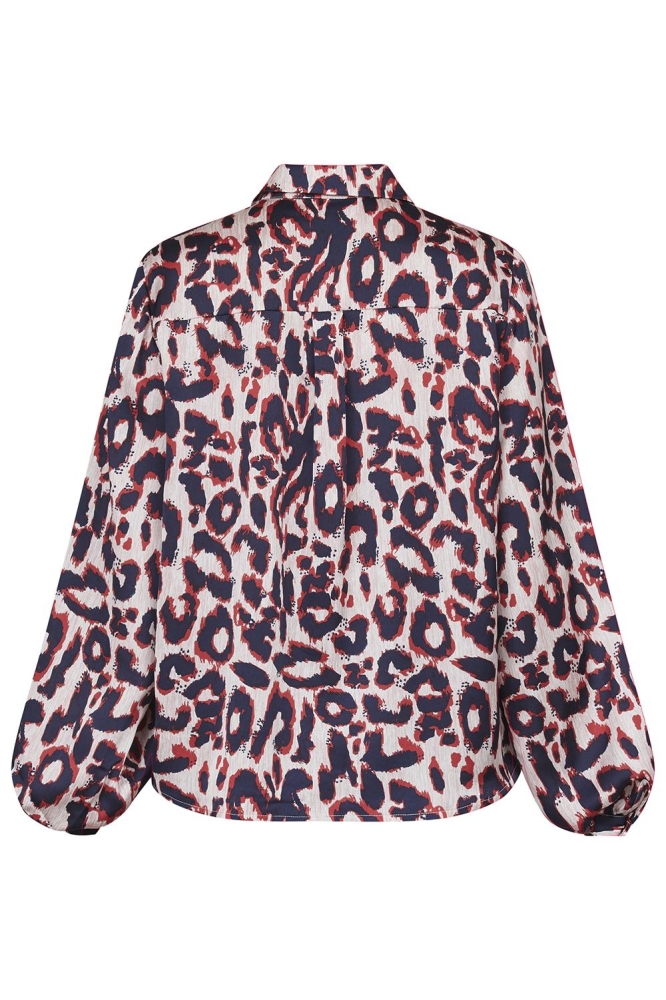 SisterS point rode dames blouse | Achteraanzicht