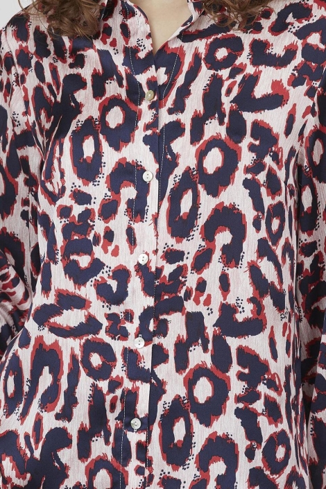 SisterS point rode dames blouse | Close up