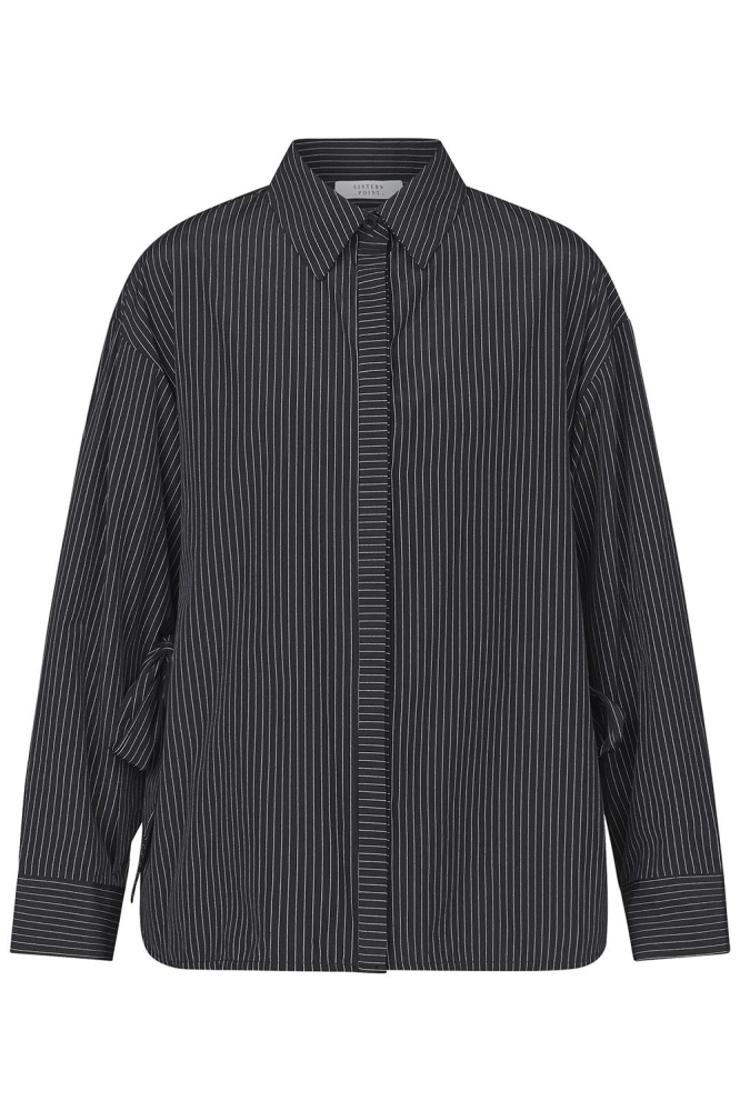 SisterS point zwarte dames blouse | Vooraanzicht