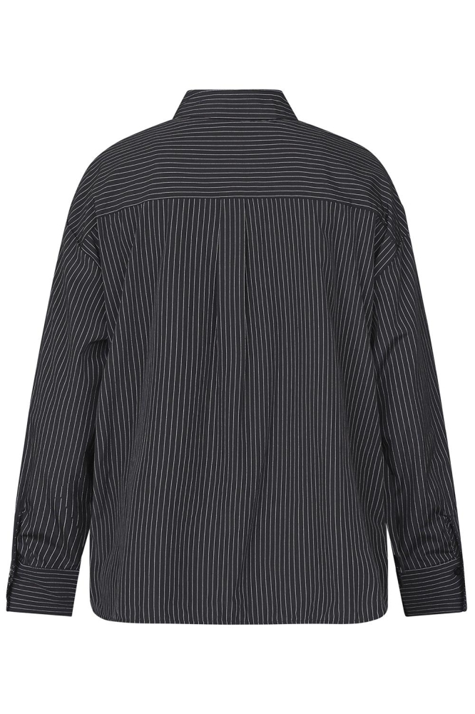 SisterS point zwarte dames blouse | Achteraanzicht