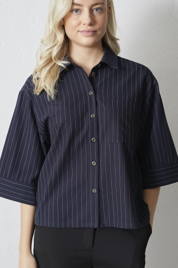SisterS point Blouse VERINA SH SS 18478 NAVY/CREAM