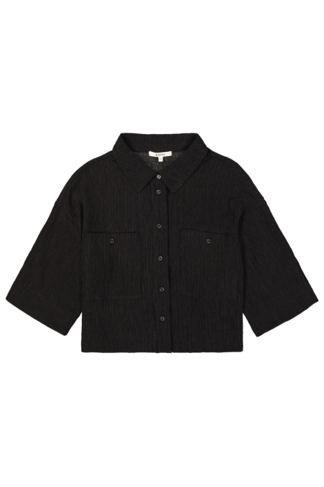Garcia zwarte dames blouse | Vooraanzicht