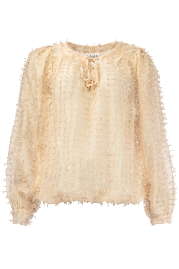 NED Blouse ROAN LS RMJ FEATHER YARN 25S1 U289 02 31 moonlight