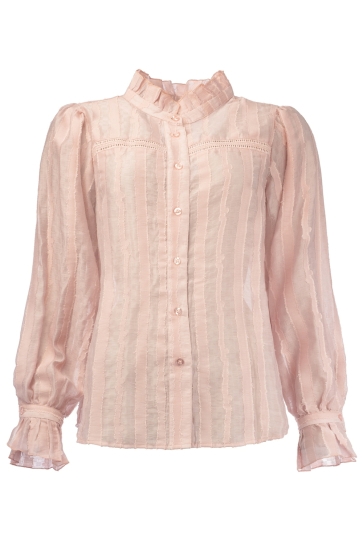 NED Blouse SUUZ LS RMJ AUSBRENNER STRIPE 25S2 U290 02 461 pale mauve