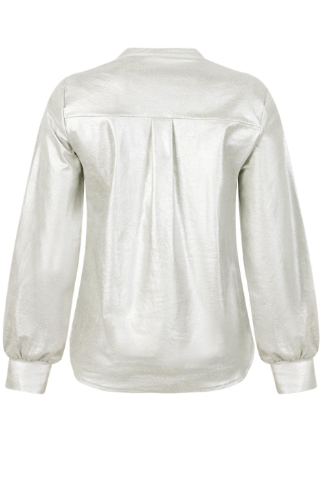 Zoso beige dames blouse | Achteraanzicht