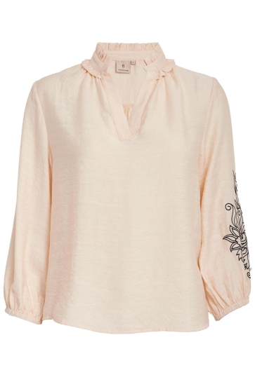 Peppercorn Blouse GIA BLOUSE PC8240 0202 WHITECAP GREY