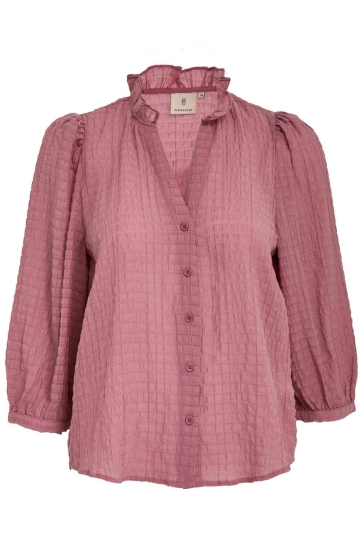 Peppercorn Blouse GISELLE SHIRT PC8241 5076 APPLE BUTTER BROWN