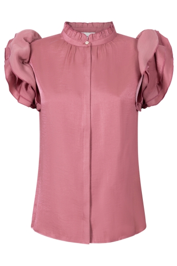 Aaiko Blouse GEZANA VIS 355 171614 DUSTY BERRY