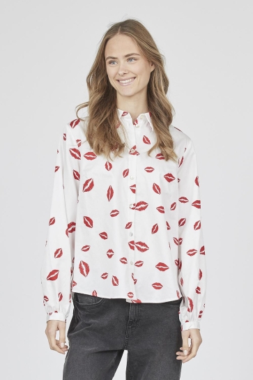 SisterS point Blouse GADA SH49 18356 RED LIPS