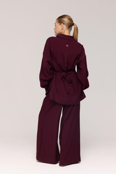 Harper & Yve bruine dames blouse | Model