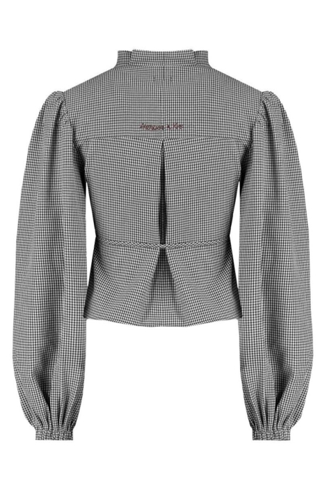 Harper & Yve zwarte dames blouse | Achteraanzicht