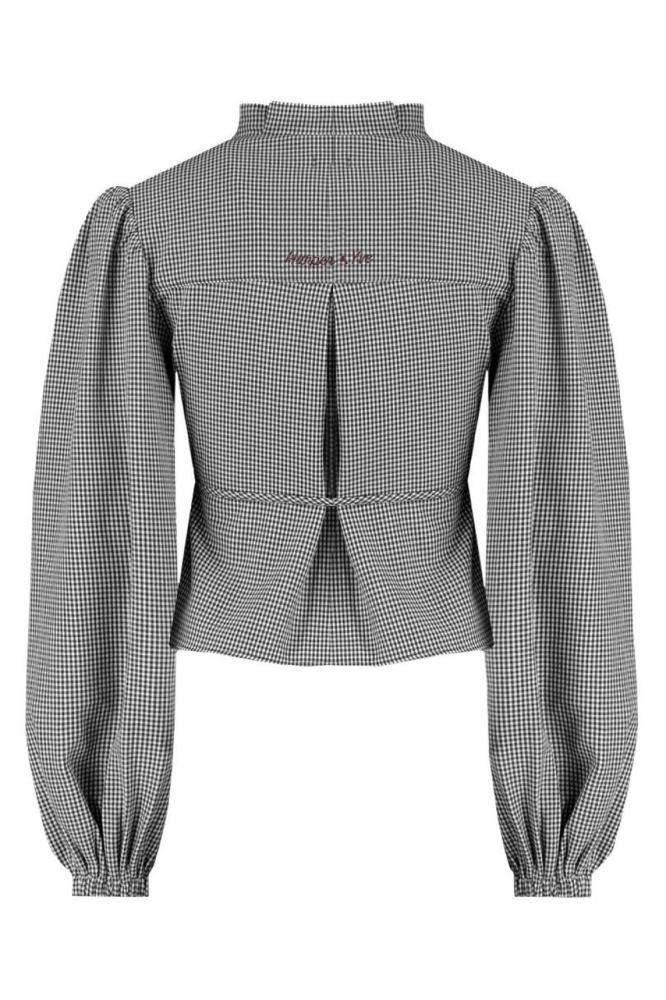 Harper & Yve zwarte dames blouse | Achteraanzicht
