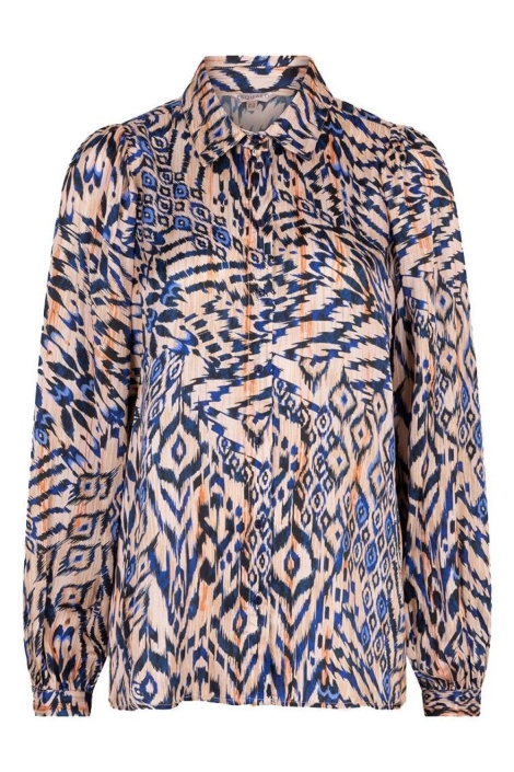 EsQualo roze dames blouse | Vooraanzicht
