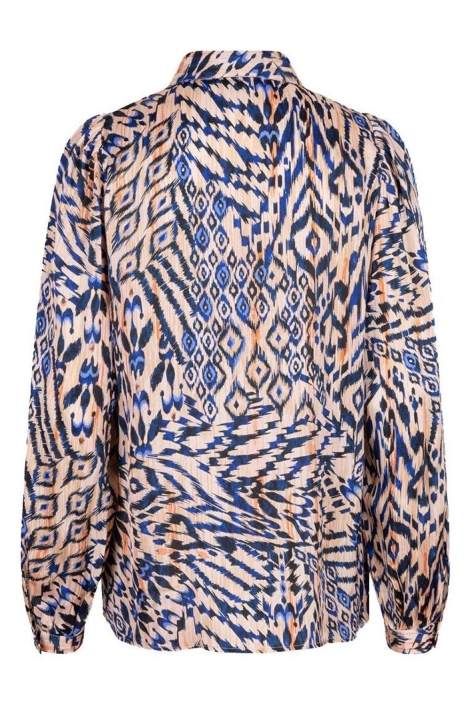 EsQualo roze dames blouse | Achteraanzicht