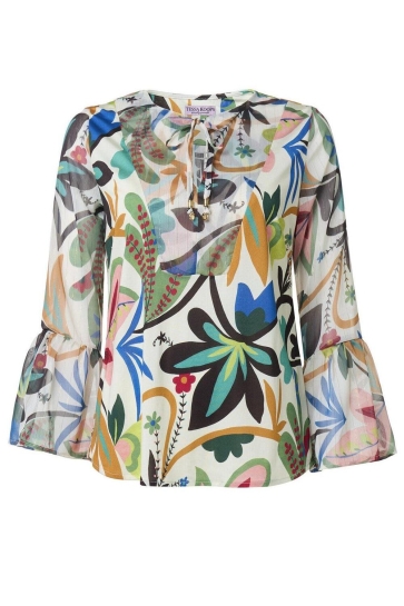 Tessa Koops Blouse YLIO FIESTA WHITE TOP 1004 FIESTA WHITE