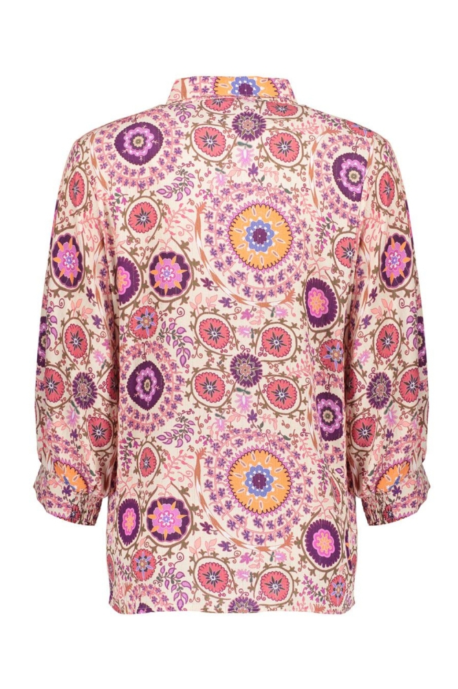BLOUSE MET GRAFISCHE PRINT 53238 20 Lilac/Orange