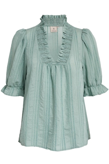 Peppercorn Blouse GRY SHORT BLOUSE PC8219 3006 LICHEN MINT