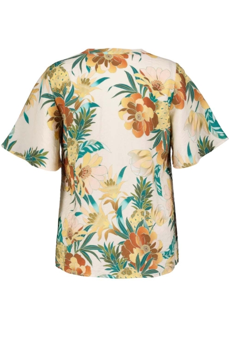 DIDI beige dames blouse | Achteraanzicht